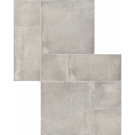 Keros Modula Portobello Silver πλακάκι δαπέδου 100x100 λευκής μάζας με Matt Relieve φινίρισμα